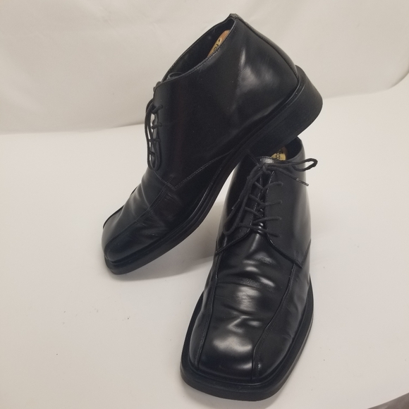 Kenneth Cole Reaction Mens Size 12 Black Leather Oxford Derby Ankle Lace… - Picture 12 of 12